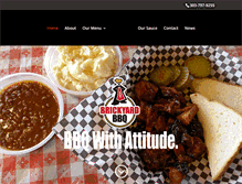 Tablet Screenshot of brickyardbbq.com